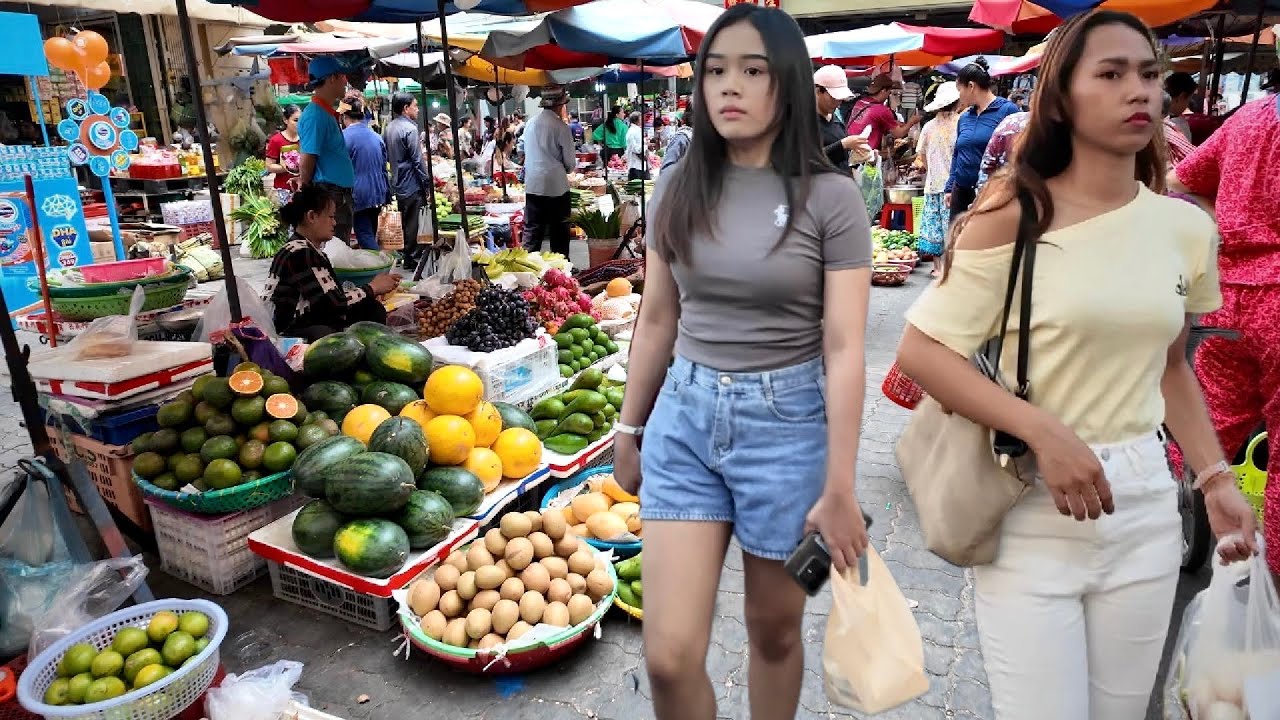Amazing Cambodian STREET FOOD 2026 - Walk Explore Cambodia Local Market, Phnom Penh 4K