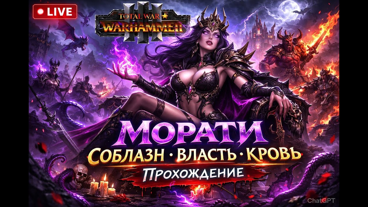 Культ Слаанеша начинается! Морати | Total War: Warhammer III #19