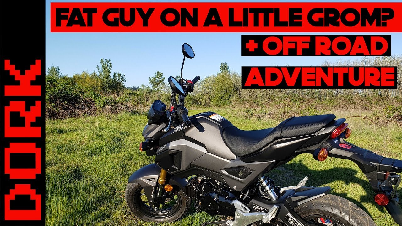 Fat Guy on a Little Grom?  Honda Grom Heavy Rider Performance + Honda Grom Off Road Riding