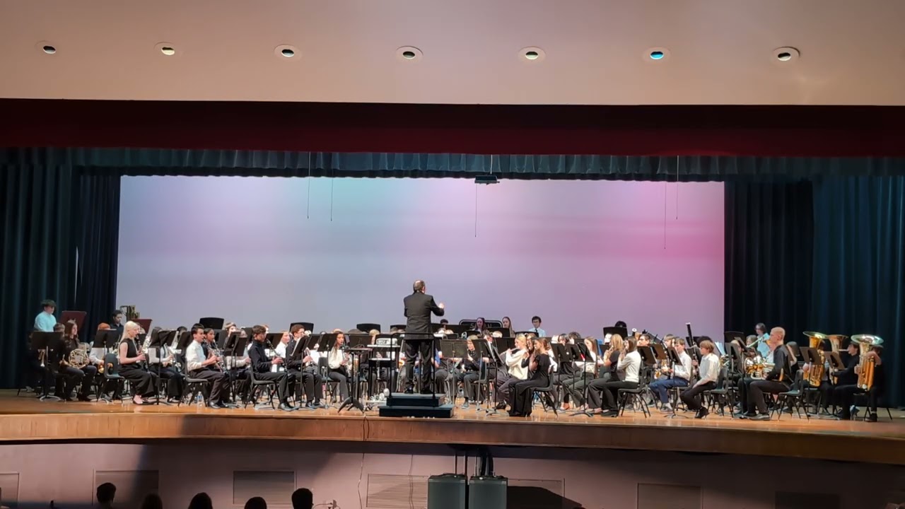 Regal Fanfare, by Richard Saucedo. 2026 Pikes Peak Middle School Honor Band concert.