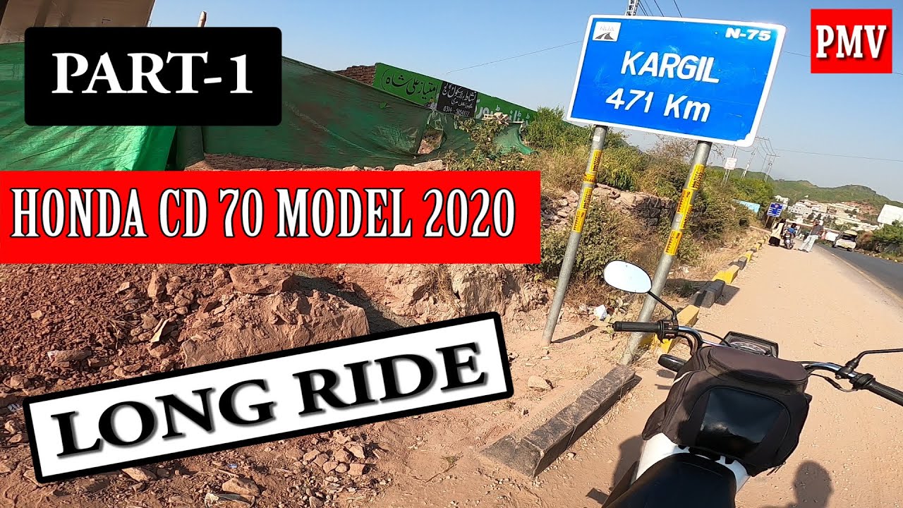 Honda CD 70 Model 2020 Long Hills Ride Part 1