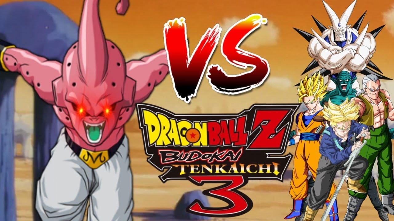 DBZ Budokai Tenkaichi 3 1vs5 Kid Buu