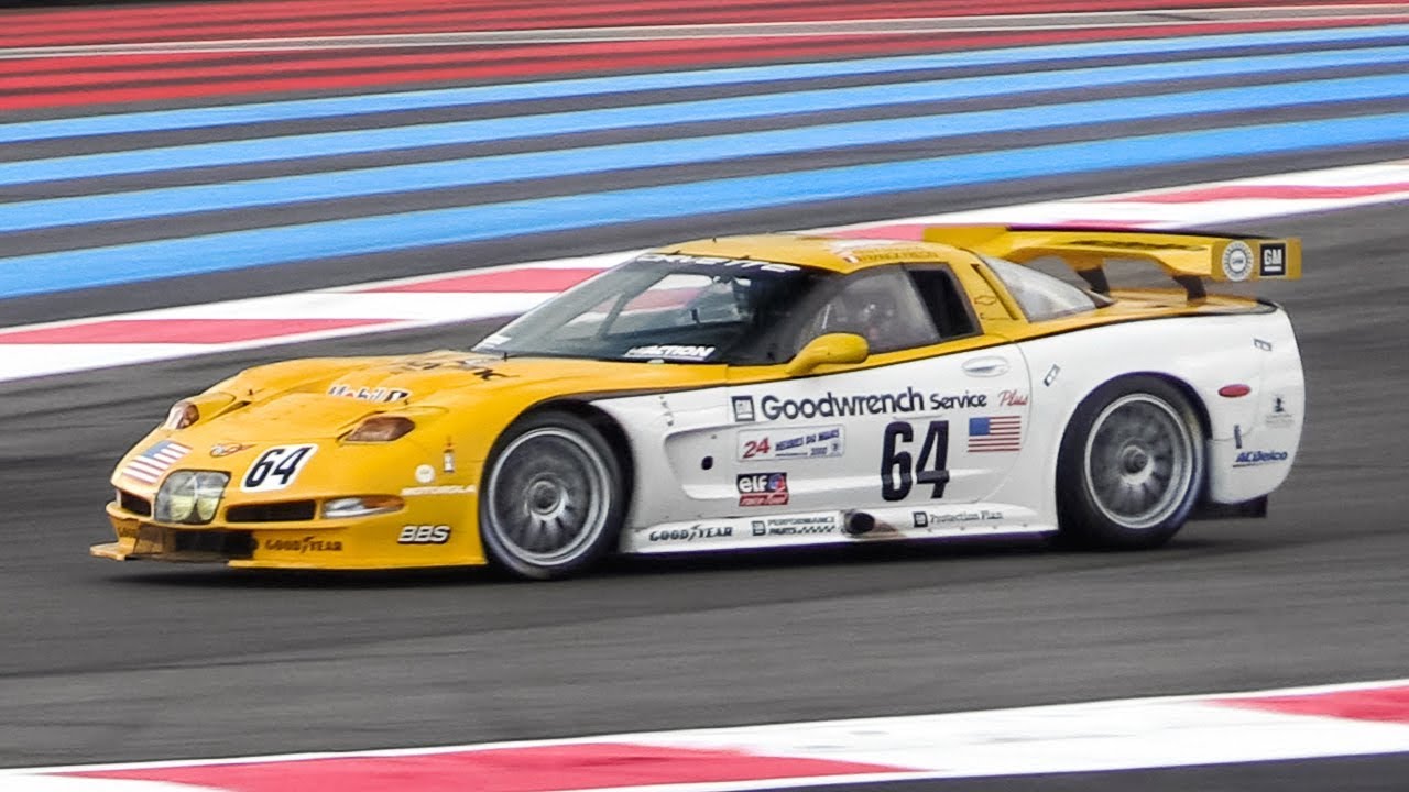 Chevrolet Corvette C5.R V8 Roar in action: OnBoard, Warm Up & Fly Bys!