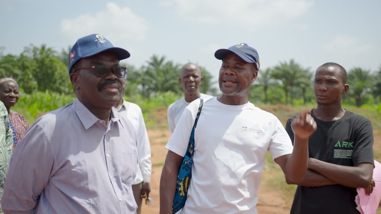 Visite chantier Olympafrica de Dangbo