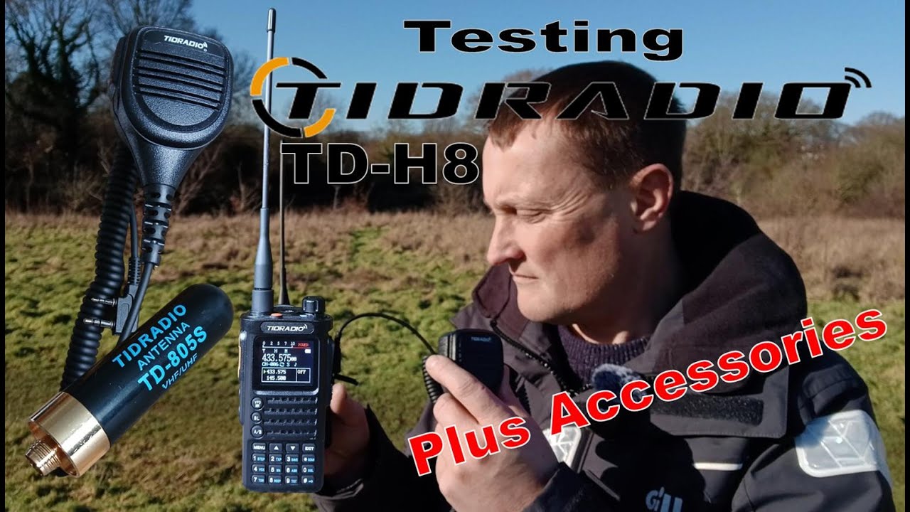 Тестирование TidRadio TD H8 и аксессуаров
