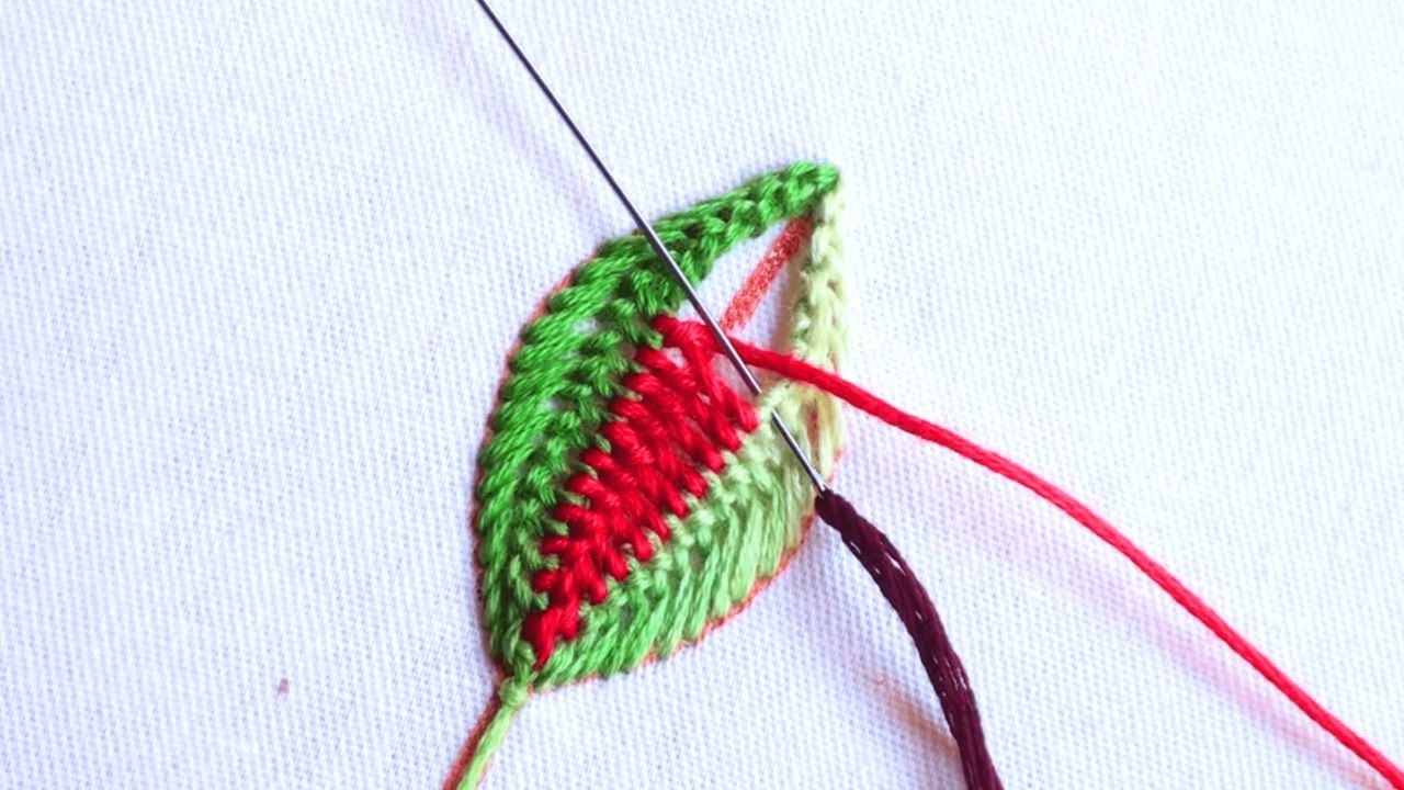 Fabric decoration with floral hand || Miss Anjiara Begum