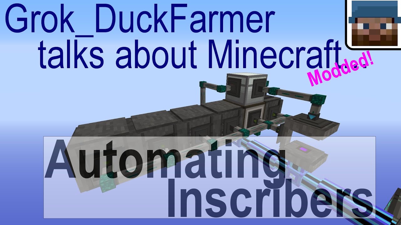 Minecraft Talk 01 - Inscriber automation for Applied Energistics 2