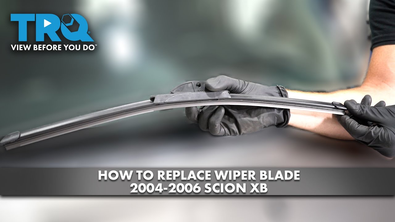How to Replace Wiper Blades 2004-2006 Scion xB