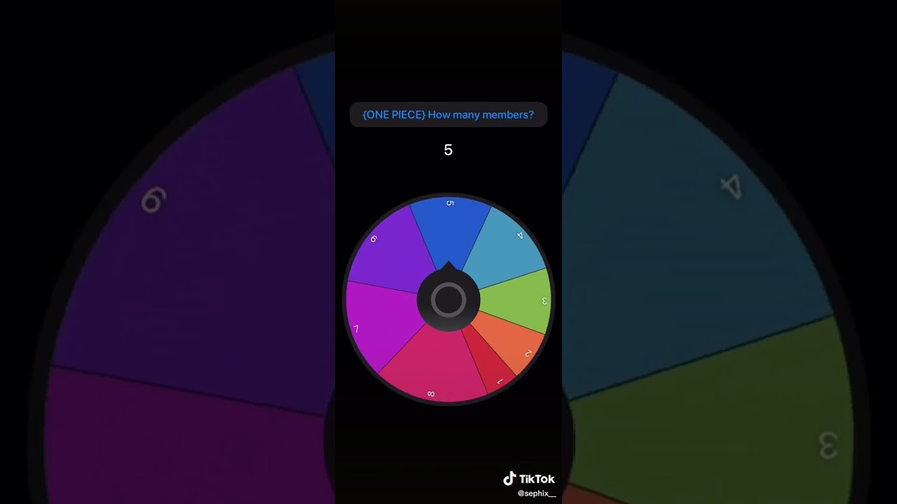 One Piece Wheel spin