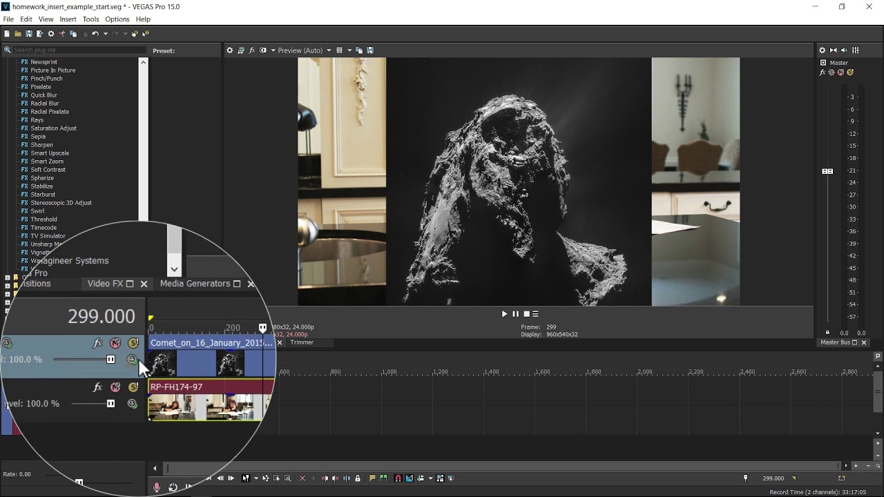Mocha Pro now supports Magix VEGAS Pro