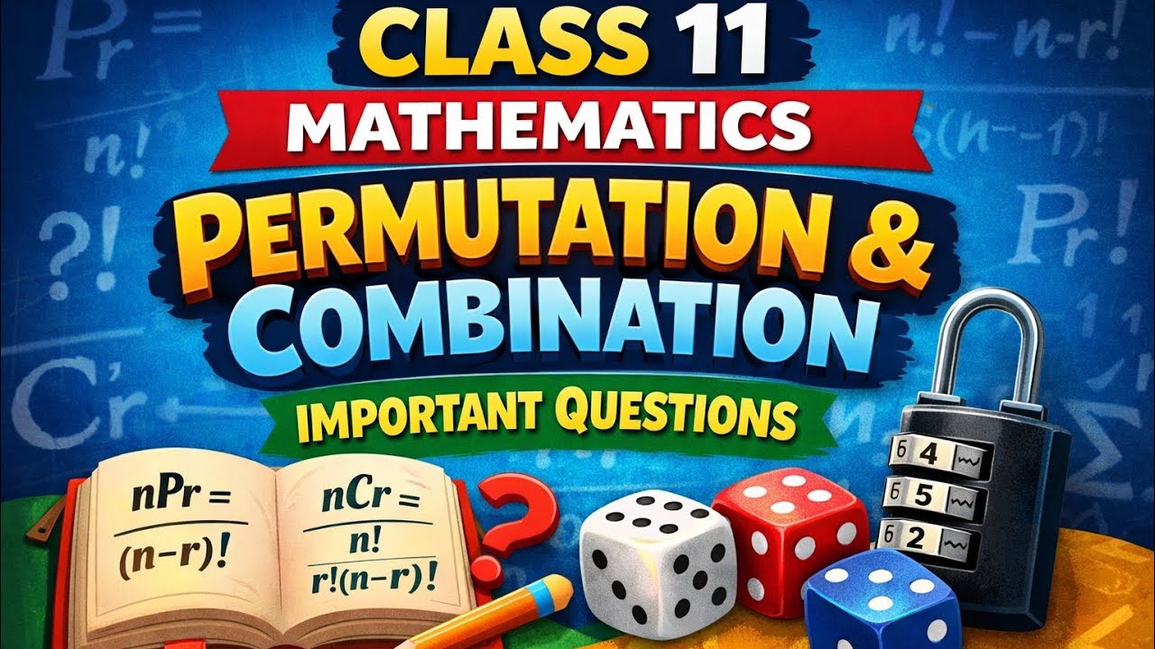 class 11 mathematics permutation and communication important questions ncert based
