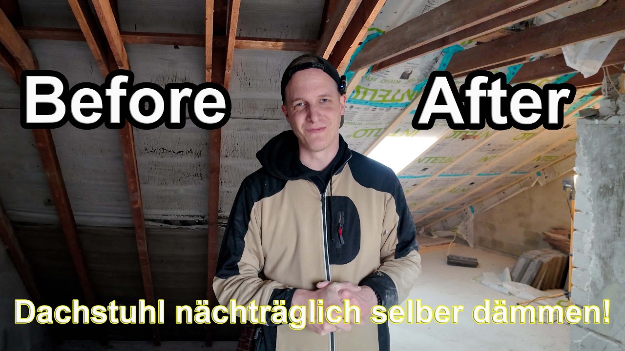 Dachstuhl nachträglich selber dämmen - Selbstgemacht aber wie?//DIY rund um´s Haus