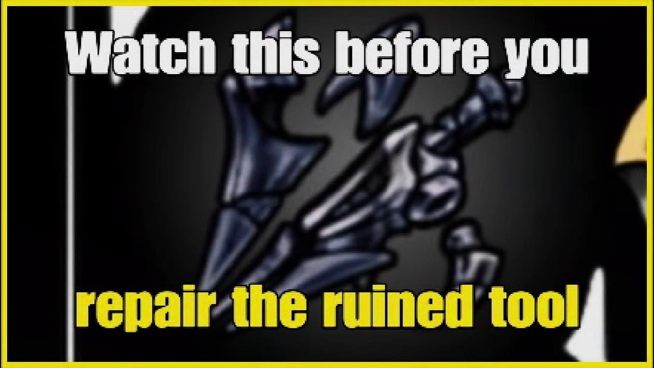 Silksong watch this before you repair the ruined tool