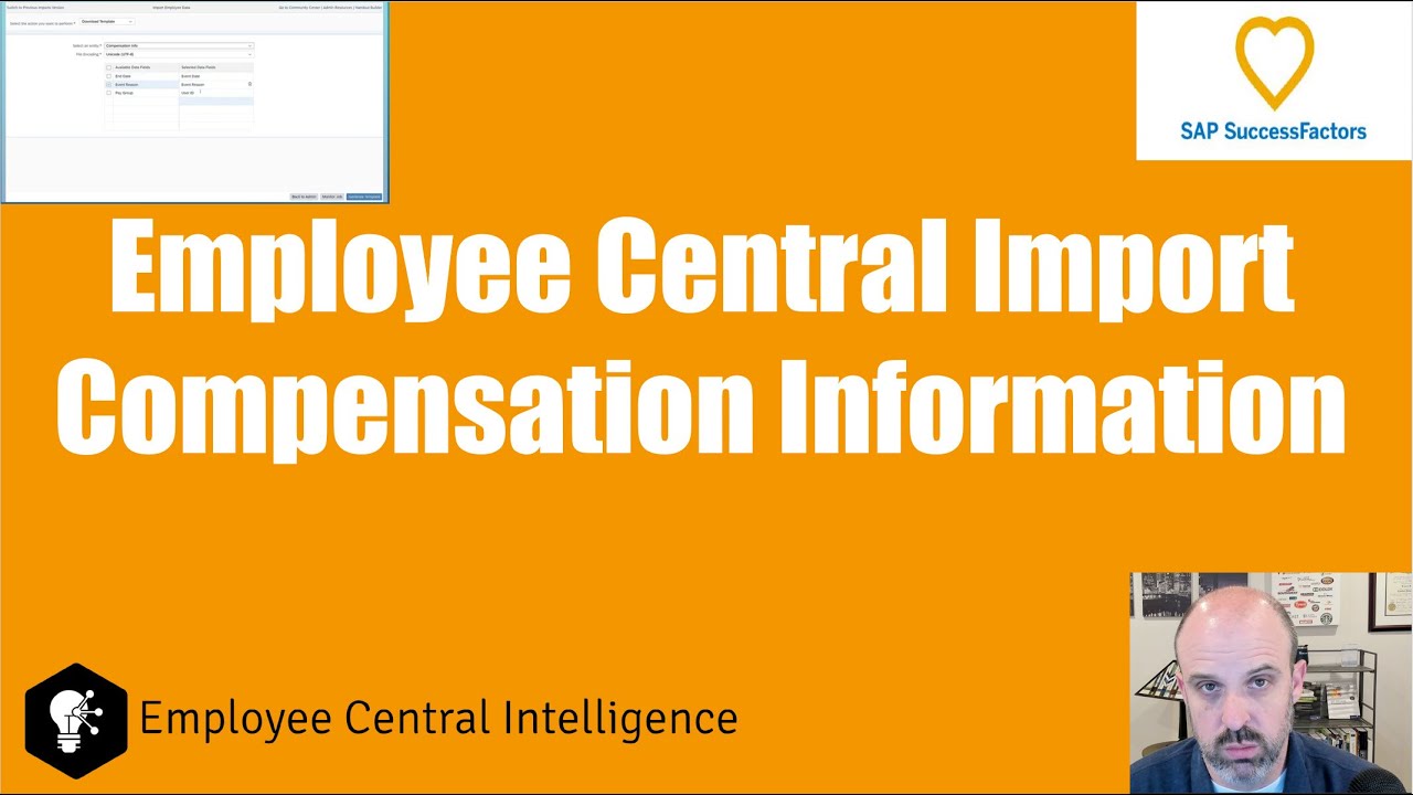 Importing Compensation Information into SAP SuccessFactors Employee Central