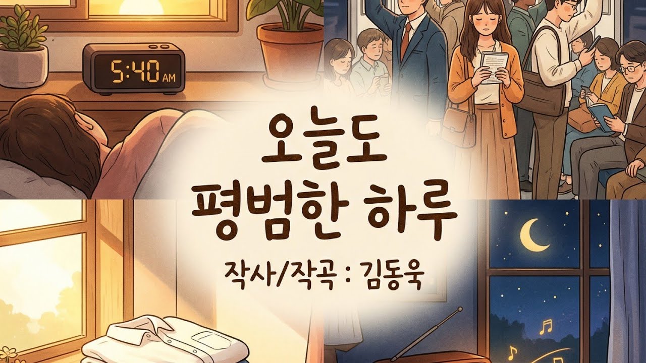 성실하게 써 내려가는 우리들의 특별한 기록 - 오늘도 평범한 하루 (작사: 김동욱)