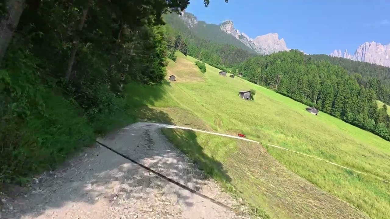 20 minute Indoor Cycling Bike Workout Dolomites Italy 4K Video
