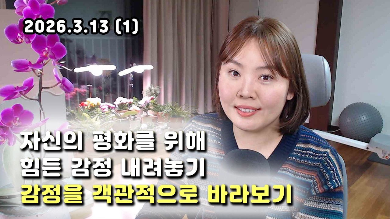 2026-03-13 라이브 편집본 (1) 무의식 정화 방법 : 감정을 객관적으로 바라보기