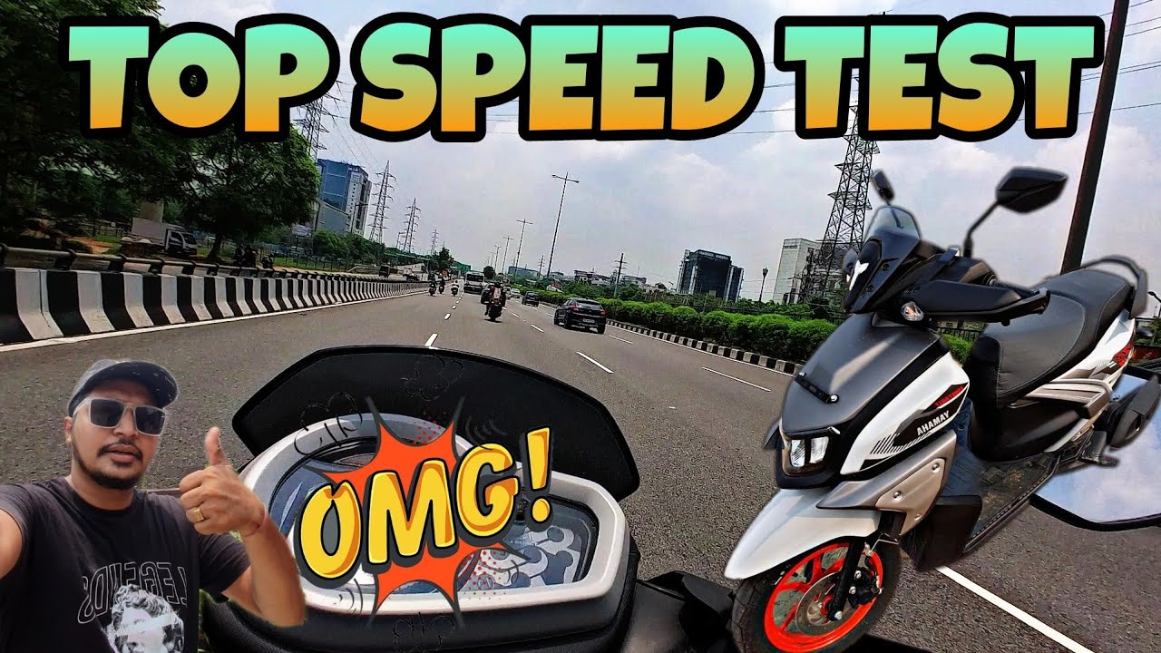YAMAHA RAY ZR 125 HYBRID TOP SPEED TEST | 2024 RAY ZR 125 TOP SPEED TEST | SHOCKING #yamaha