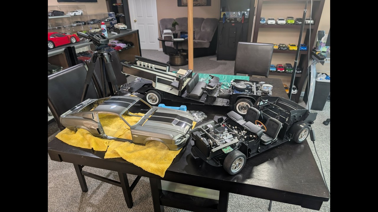1:8 Scale Model Subscription Ecto-1 & Eleanor Build Updates #ghostbusters #mustang #cars #model #diy