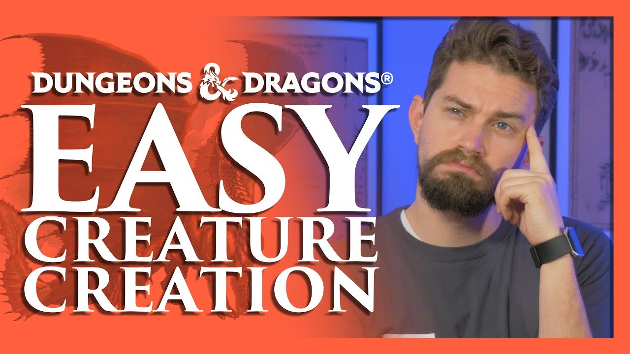 The Fastest way to make a new creature for D&D - Monster Monday