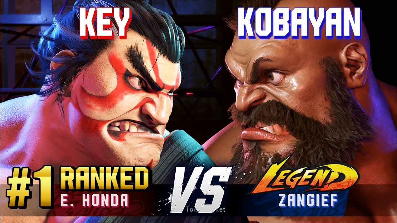SF6 ▰ KEY (#1 Ranked E.Honda) vs KOBAYAN (Zangief) ▰ Ranked Matches