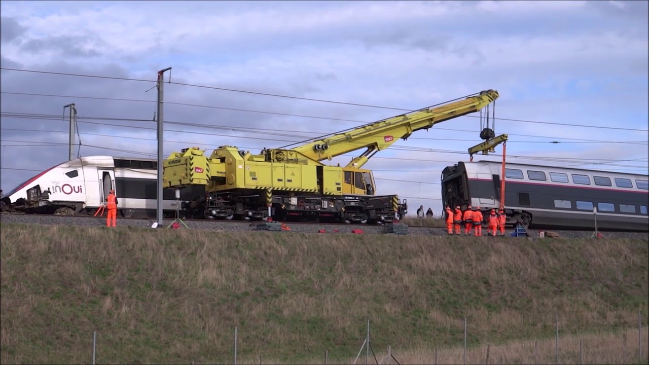 Déraillement du TGV 2350 Colmar-Paris-Est à Ingenheim sur la LGV 2nde phase