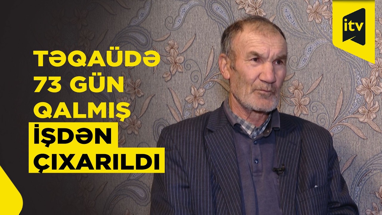 Şamaxı sakini xəbərdarlıq edilmədən işdən çıxarılıb?