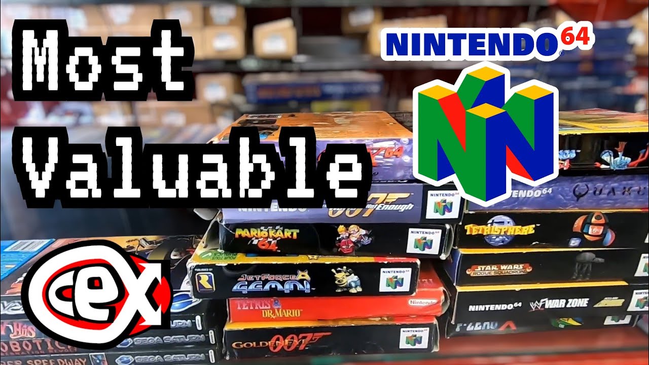 Самые ценные игры для N64 на выставке CeX в 2026 году!