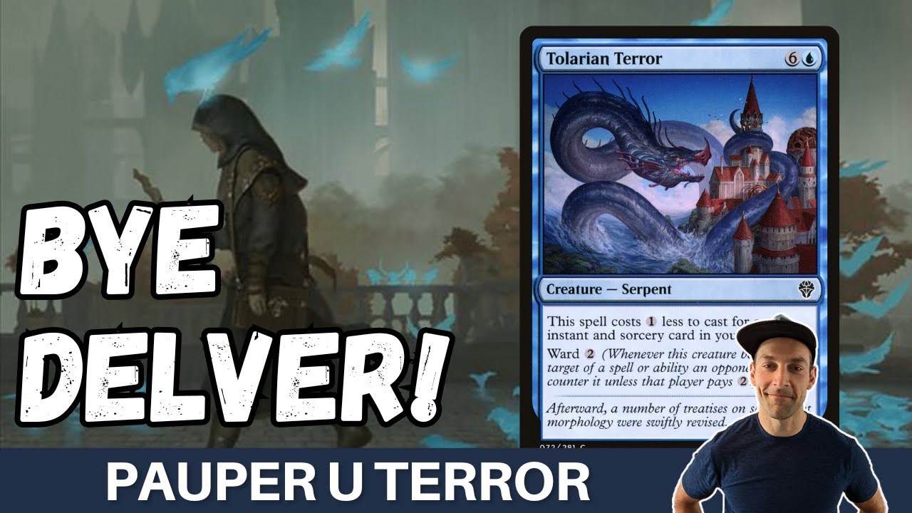 DELVER NOT REQUIRED! Pauper Mono U Terror is a Powerhouse just with Snakes and Birds