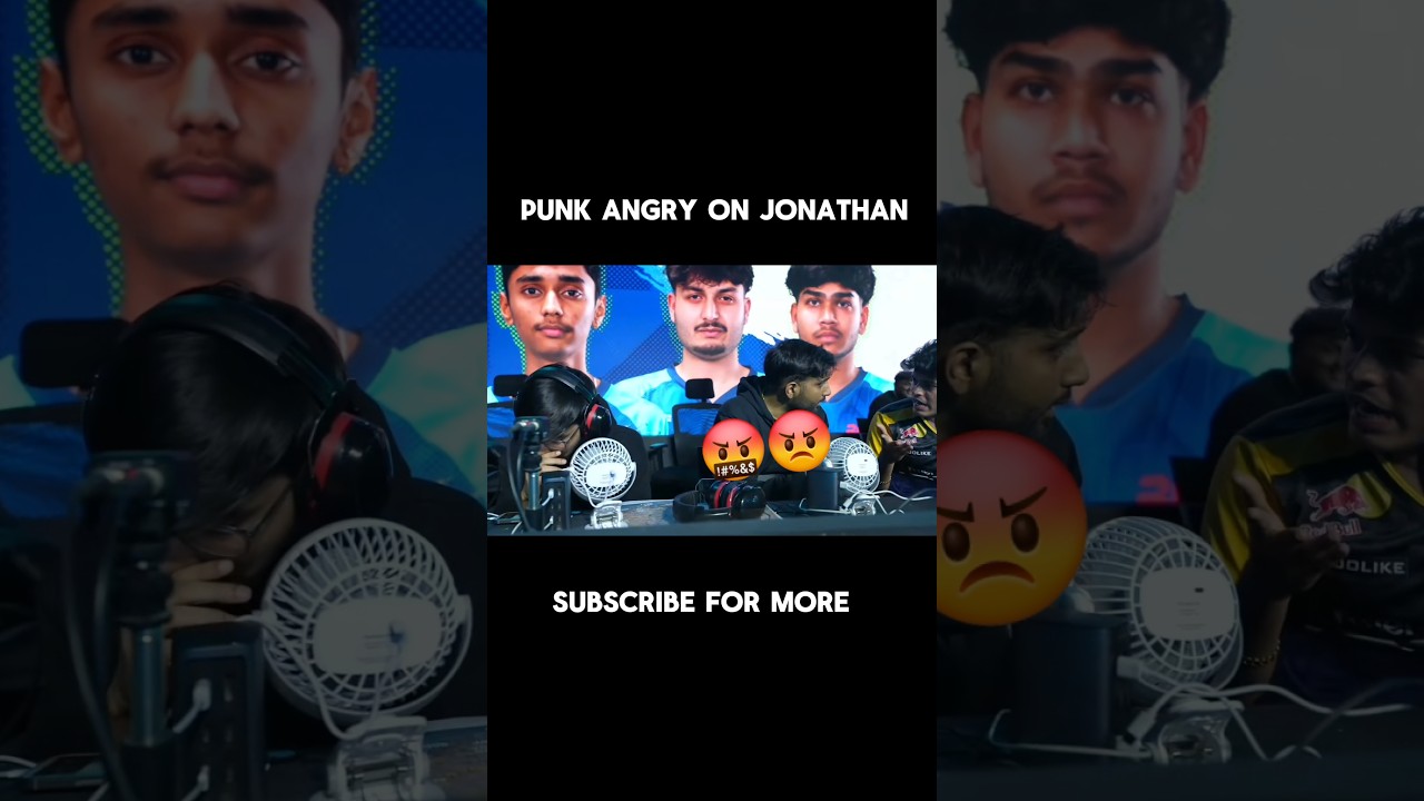 Punk Angry on jonathan 🤬 for this  #BMSD2025#BATTLEGROUNDSMOBILEINDIA #KRAFTONINDIAESPORTS #GODLIKE