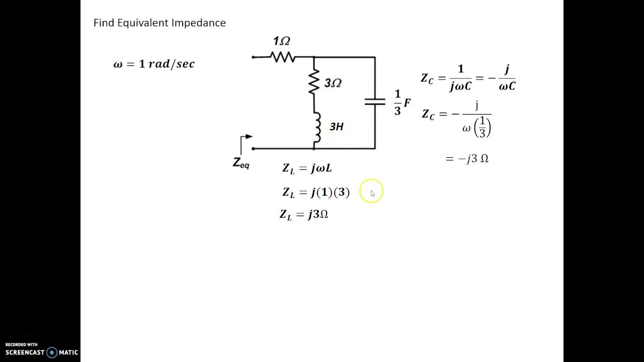 Example 2 Equivalent Impedance