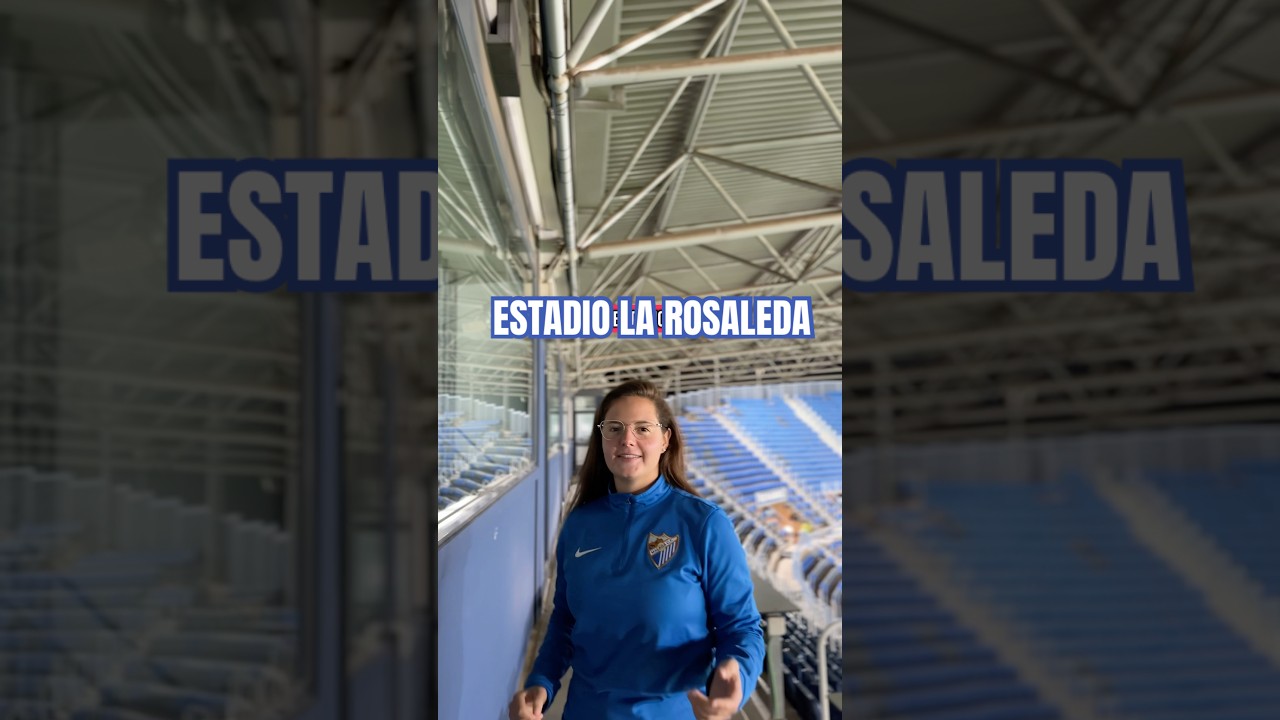 Estadio La Rosaleda ~ asiento m&aacute;s lejano y cercano💙🤍⚽️ #sermasfuertequelasexcusas #pausport