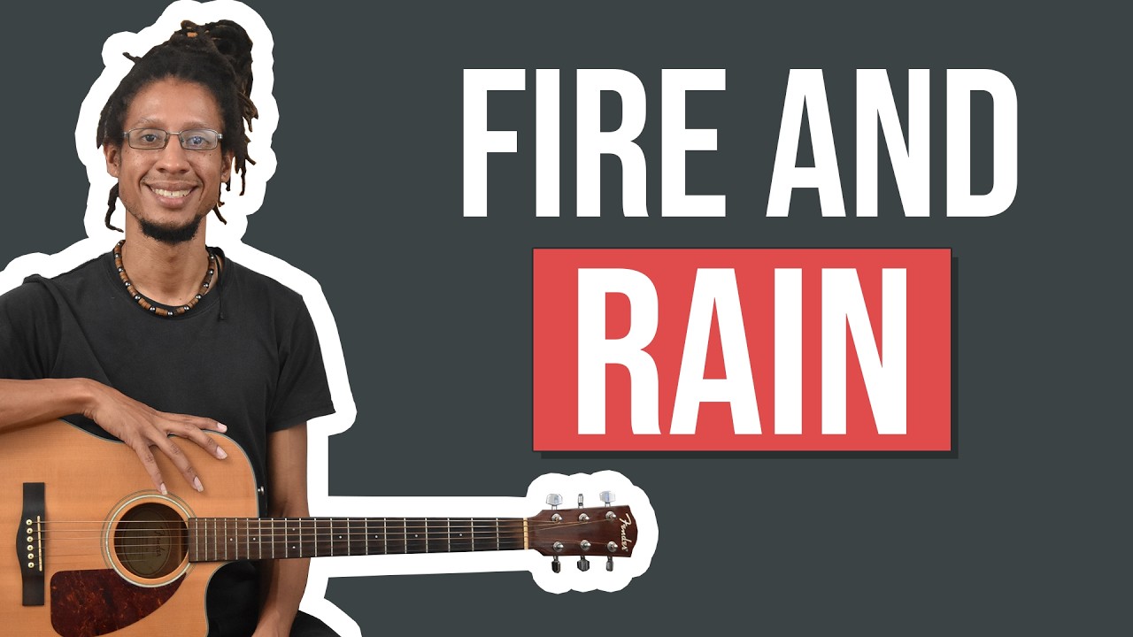Fire and Rain Guitar Lesson - James Taylor Beginner