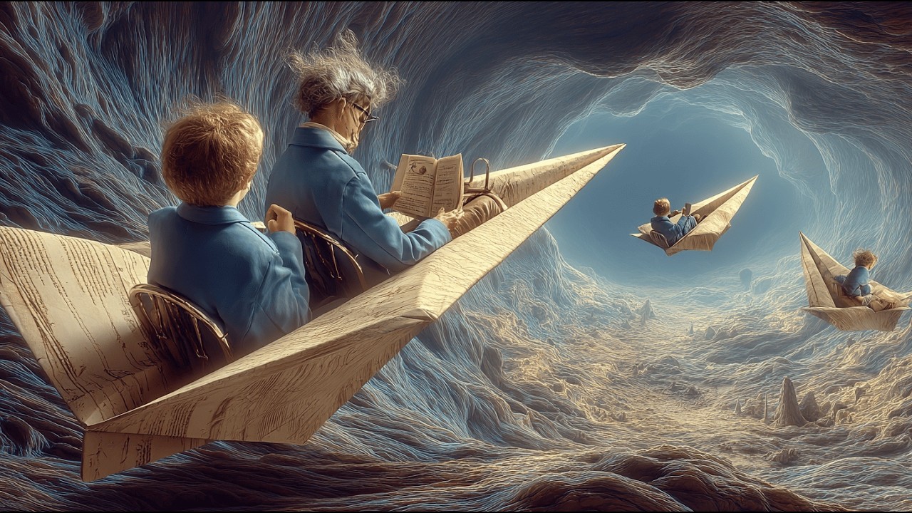 Becoming Thought in the Dream World | AI Art Surrealism