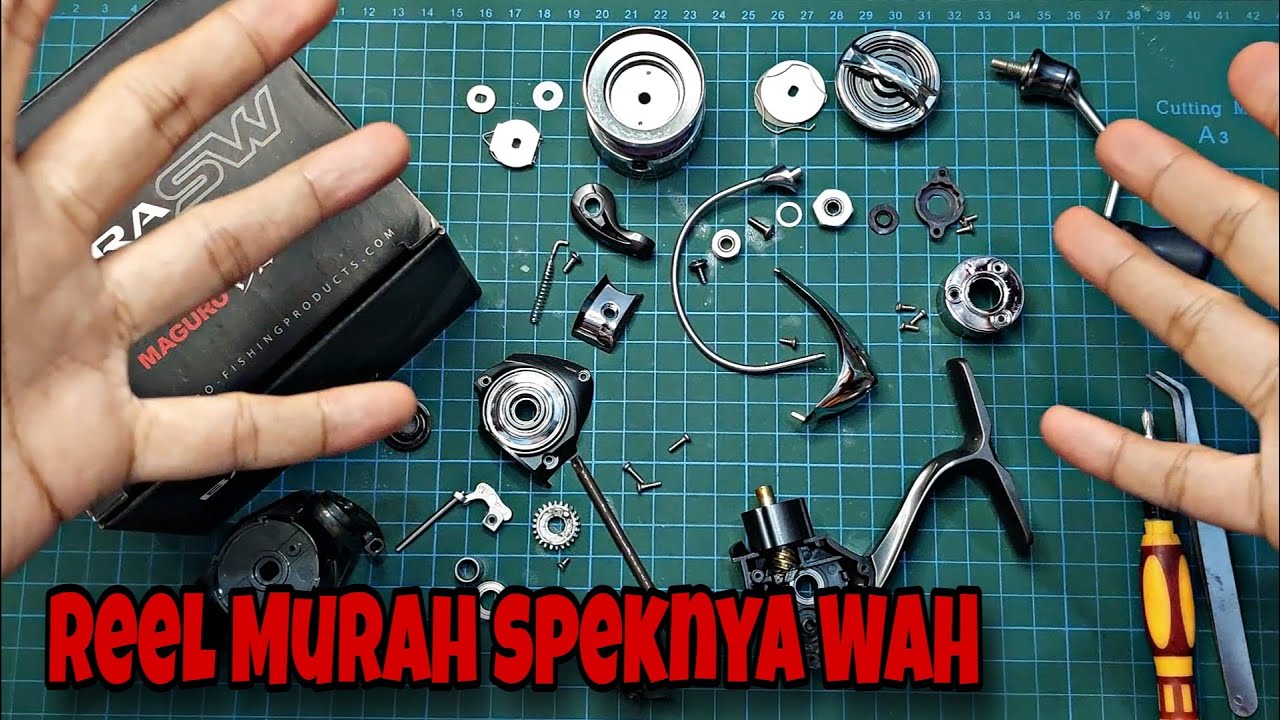 MAGURO BARRA SW REEL MURAH DALEMANNYA WAH,  SUDAH BISA DIPAKAI MANCING DI AIR ASIN BRO