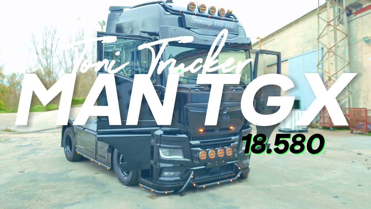 2023 - 4k MAN TGX 18.580 Total Black (Exterior & Interior)