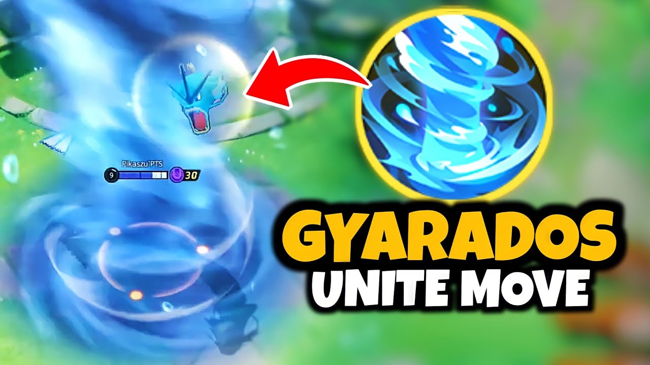 All about New Pokemon Gyarados Unite Move - Pokemon Unite