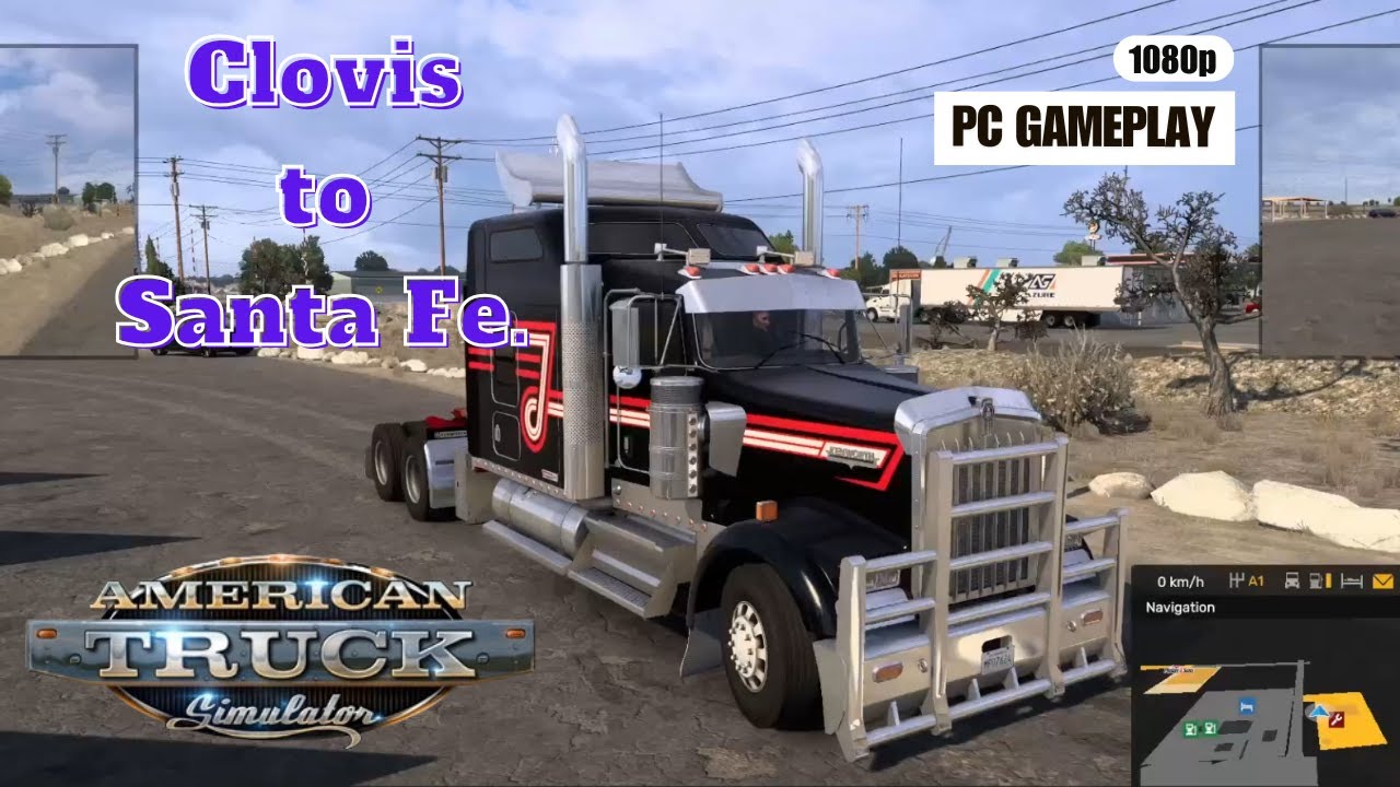 🚚 Cargo Journey: Clovis to Santa Fe | American Truck Simulator Gameplay