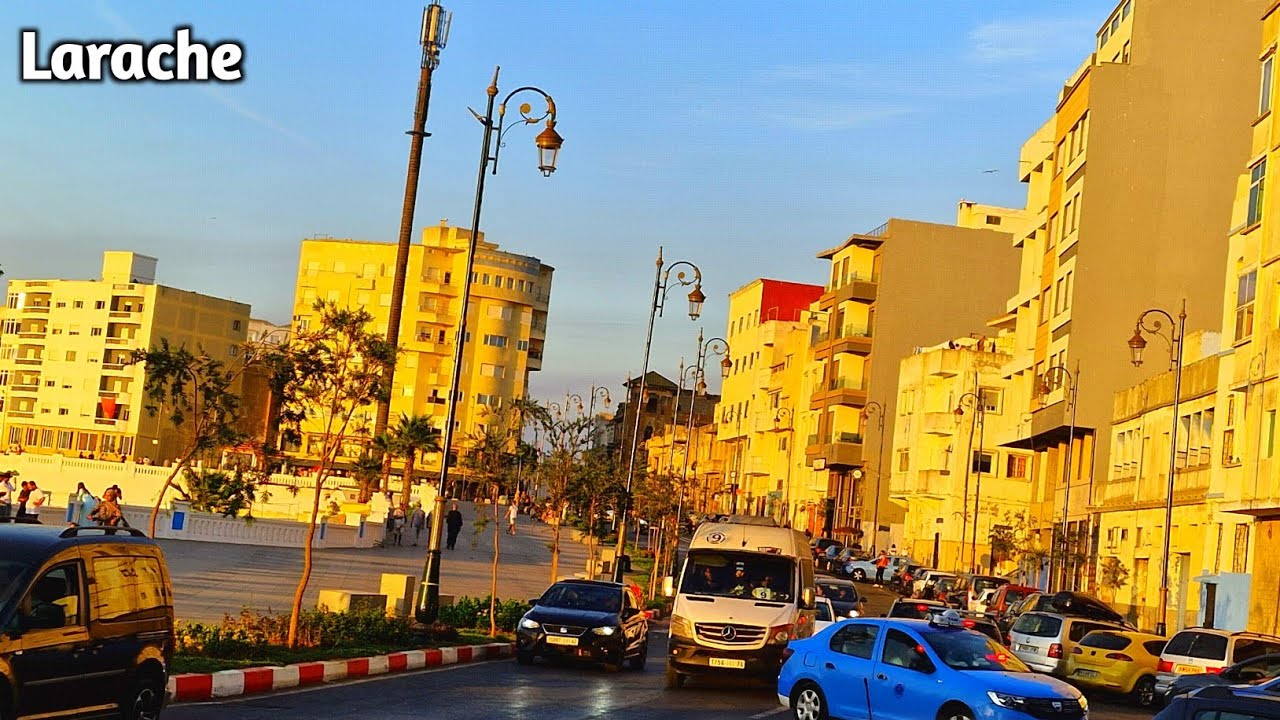 من حديقة تخضع للتعديل بمدخل حي السلام إلى الشرفة الأطلسية في شكلها الحالي Larache today
