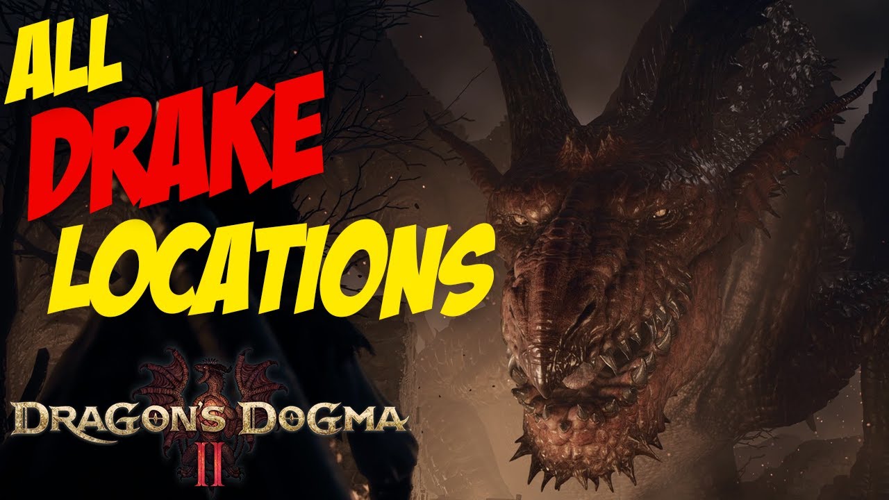 ALL DRAKE LOCATIONS for EASY FARMING and WYRMSLIFE CRYSTALS | Dragon's Dogma 2