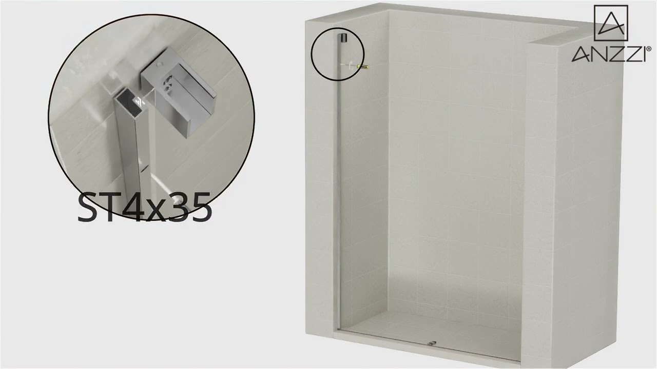 ANZZI - Shower Door Install Guide - SD FRLS05801&02 Models