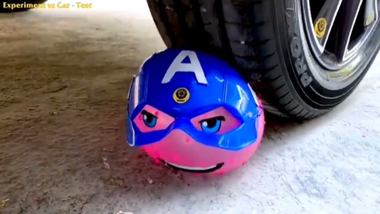 Experiment BIRTHDAY CAKE vs CANDY M&M vs CAR vs EGGS | Crushing Crunchy & Soft Things by Car!