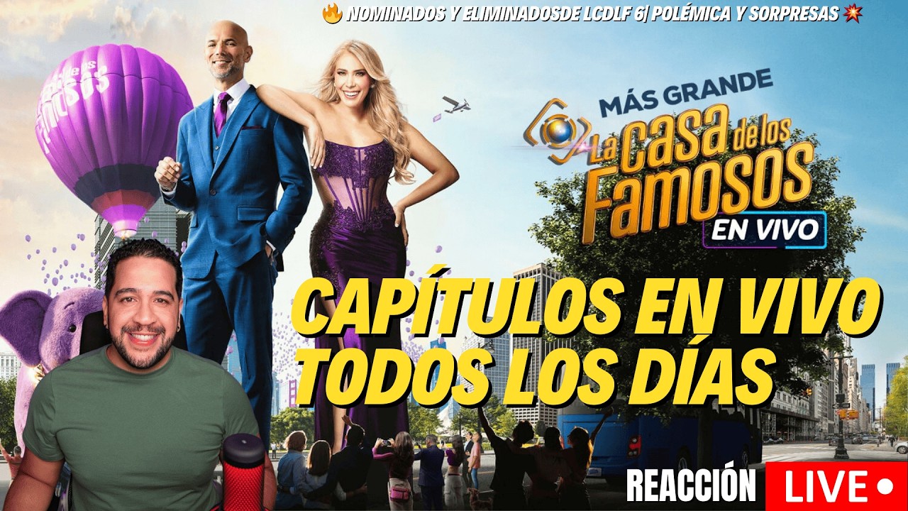 🔴EN VIVO LA CASA DE LOS FAMOSOS | CAPITULO 04 | VIDEO REACCIÓN🔴