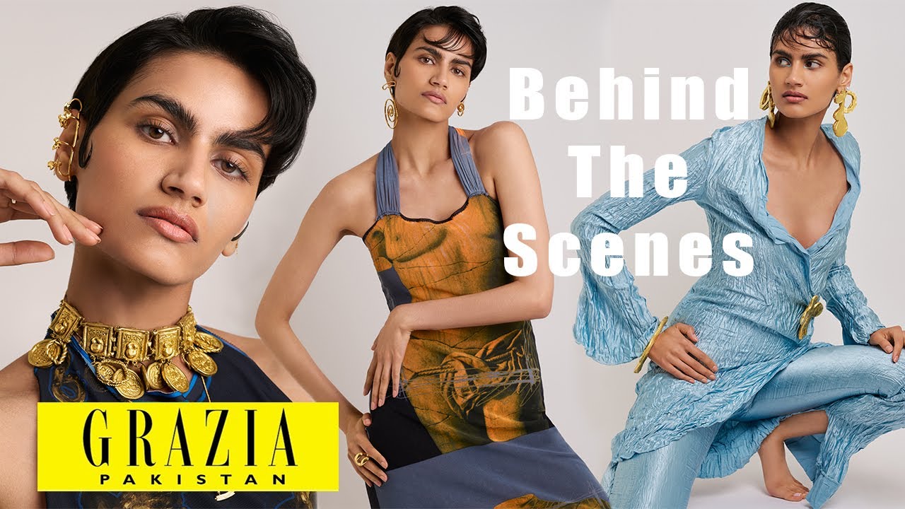 Grazia Magazine Photo Shoot - Behind the Scenes - Fashion Editorial