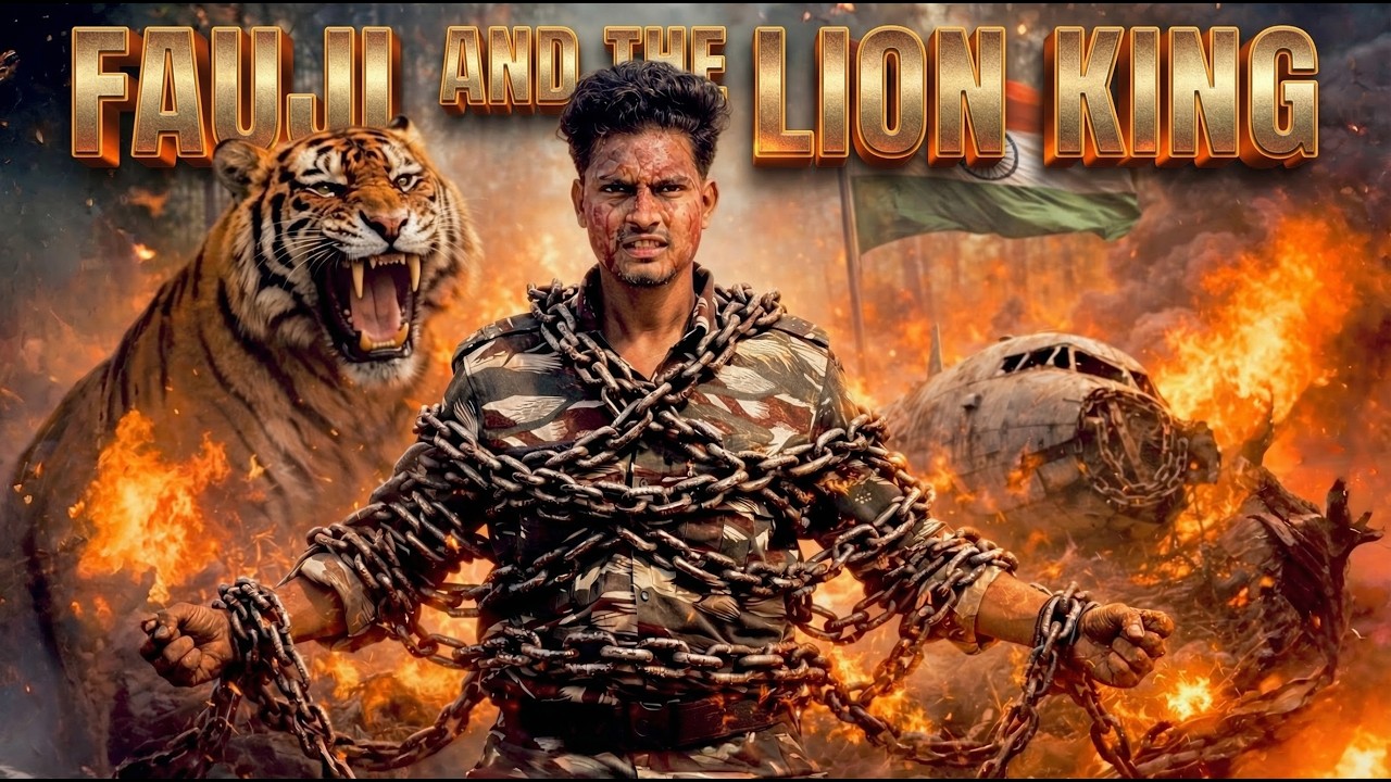 FAUJI और ए LION किंग 🇮🇳🫡|| ए स्टोरी ऑफ़ इंडियन सोल्जर || NAWABZADE ARMY MAN ||