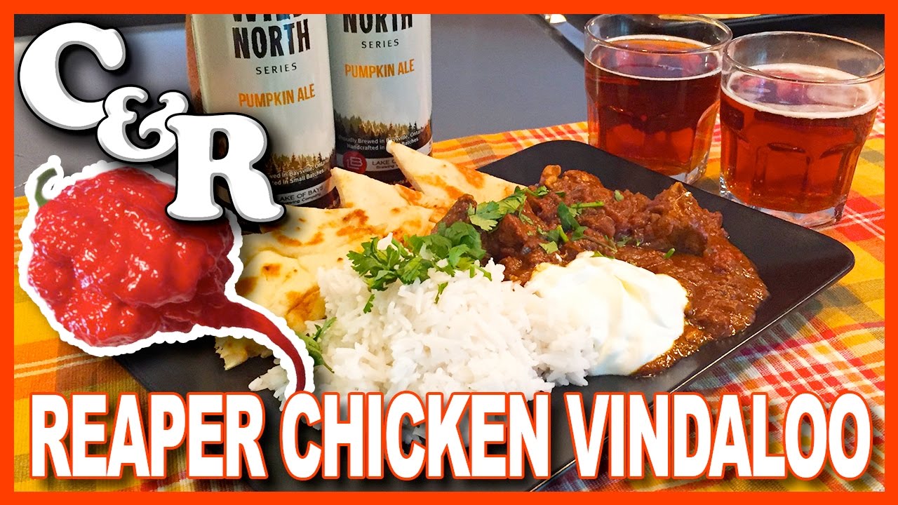World's Hottest Chicken Vindaloo Curry with Carolina Reapers Recipe - Cook & Review Ep #25