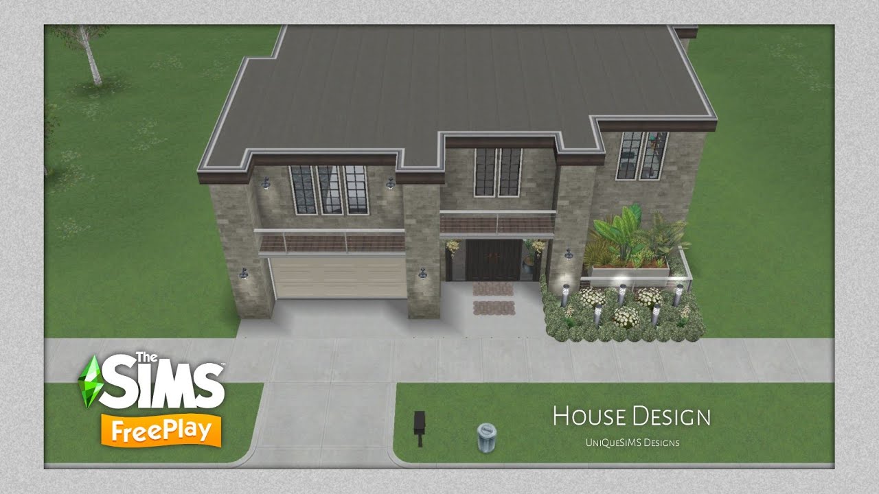 MODERN HOUSE DESIGN | 3-Bedroom House | The Sims FreePlay | House Tour | Floor Plans