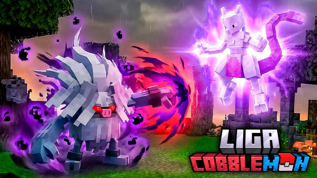 Usei o meu NOVO POKÉMON ANNIHILAPE contra o MEWTWO na LIGA COBBLEMON e ISSO ACONTECEU