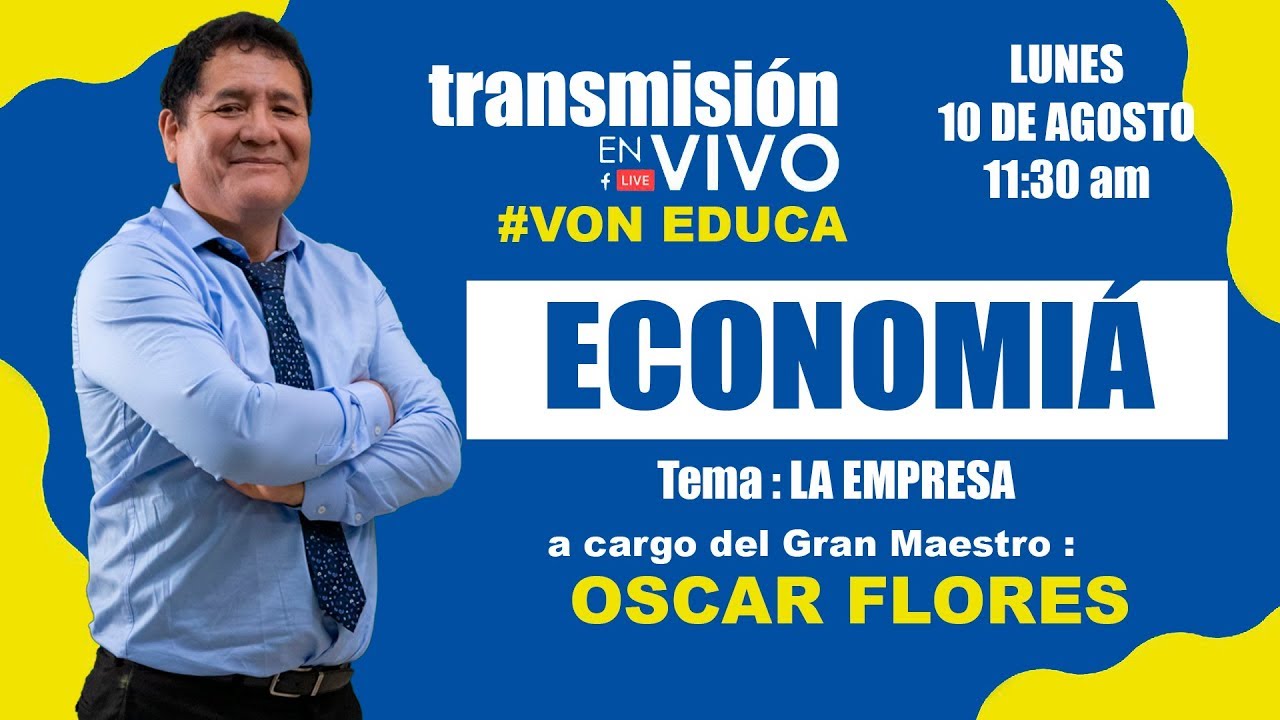 Clase EN VIVO 🔴 de Economía 📈 Tema: La Empresa 🏭