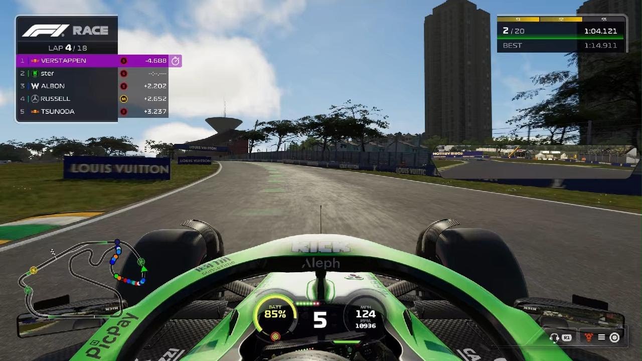 F1 25 Brazilian grand Prix (controller)